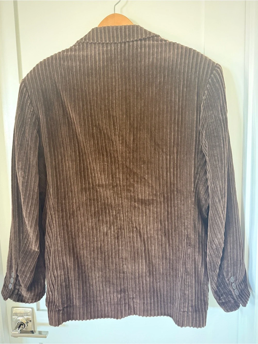 Braggi Louis Raphael Brown Wide Wale Corduroy Blazer 42R